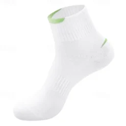 Clearance OUKU Men's 4 Pairs Multi Packs Socks Crew Socks Running Socks Casual Socks Black Blue Color Color Block Vacation Sports & Outdoor Daily Basic Medium Spring Fall Fashion Casual