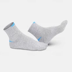 Clearance OUKU Men's 4 Pairs Multi Packs Socks Crew Socks Running Socks Casual Socks Black Blue Color Color Block Vacation Sports & Outdoor Daily Basic Medium Spring Fall Fashion Casual