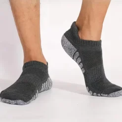 Online OUKU Men's 3 Pairs Multi Packs Socks Running Socks Casual Socks Black+White+Gray Black Color Color Block Vacation Sports & Outdoor Daily Basic Medium Fall Winter Fashion Casual