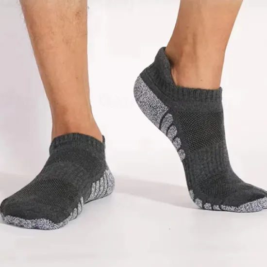 Online OUKU Men's 3 Pairs Multi Packs Socks Running Socks Casual Socks Black+White+Gray Black Color Color Block Vacation Sports & Outdoor Daily Basic Medium Fall Winter Fashion Casual