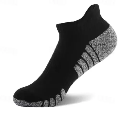 Online OUKU Men's 3 Pairs Multi Packs Socks Running Socks Casual Socks Black+White+Gray Black Color Color Block Vacation Sports & Outdoor Daily Basic Medium Fall Winter Fashion Casual
