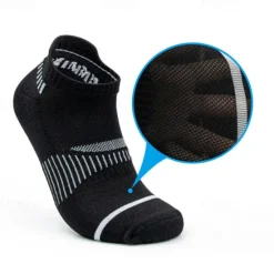 New OUKU Men's 6 Pairs Multi Packs Socks Running Socks Casual Socks Black White Color Striped Vacation Sports & Outdoor Daily Basic Medium Spring Fall Fashion Casual
