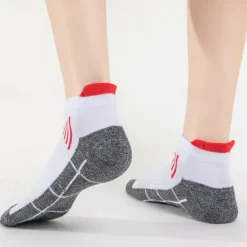 Clearance OUKU Men's 5 Pairs Multi Packs Socks Running Socks Casual Socks Black White Color Color Block Sports & Outdoor Daily Vacation Basic Thin Summer Spring Fashion Casual