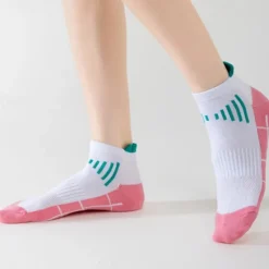 Clearance OUKU Men's 5 Pairs Multi Packs Socks Running Socks Casual Socks Black White Color Color Block Sports & Outdoor Daily Vacation Basic Thin Summer Spring Fashion Casual