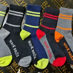 Sale OUKU Men's 5 Pairs Multi Packs Socks Ankle Socks Crew Socks Running Socks Casual Socks Black Red Color Plaid / Striped / Chevron / Round Sports & Outdoor Daily Vacation Basic Medium Spring Fall Fashion