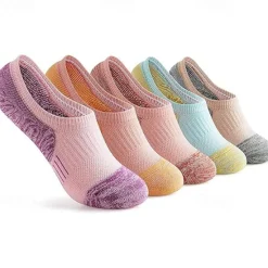 Outlet OUKU Men's 5 Pairs Multi Packs Socks Running Socks Casual Socks Black White Color Color Block Vacation Sports & Outdoor Daily Basic Medium Spring Fall Fashion Casual