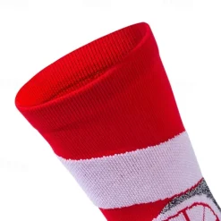 New OUKU Men's 2 Pairs Multi Packs Socks Running Socks Casual Socks Yellow Red Color Color Block Sports & Outdoor Daily Vacation Basic Medium Spring Fall Fashion Casual