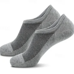 Sale OUKU Men's 4 Pairs Multi Packs Socks Running Socks Casual Socks Black White Color Color Block Vacation Sports & Outdoor Daily Basic Medium Spring Fall Fashion Casual