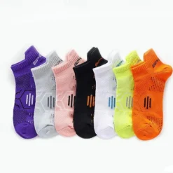 Discount OUKU Men's 3 Pairs Multi Packs Socks Running Socks Casual Socks Black White Color Color Block Sports & Outdoor Daily Vacation Basic Medium Spring Fall Fashion Casual
