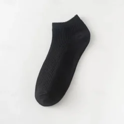 Clearance OUKU Men's 10 Pairs Multi Packs Socks Running Socks Casual Socks Black White Color Plain Vacation Sports & Outdoor Daily Basic Medium Spring Fall Fashion Casual