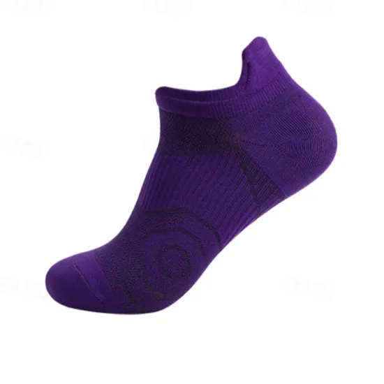 New OUKU Men's 3 Pairs Multi Packs Socks Running Socks Casual Socks Black White Color Plain Sports & Outdoor Daily Vacation Basic Medium Spring Fall Fashion Casual
