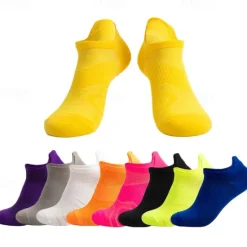 New OUKU Men's 3 Pairs Multi Packs Socks Running Socks Casual Socks Black White Color Plain Sports & Outdoor Daily Vacation Basic Medium Spring Fall Fashion Casual