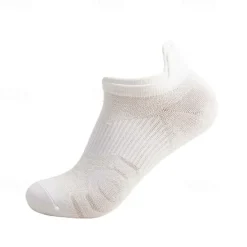 New OUKU Men's 3 Pairs Multi Packs Socks Running Socks Casual Socks Black White Color Plain Sports & Outdoor Daily Vacation Basic Medium Spring Fall Fashion Casual
