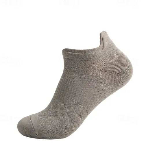 New OUKU Men's 3 Pairs Multi Packs Socks Running Socks Casual Socks Black White Color Plain Sports & Outdoor Daily Vacation Basic Medium Spring Fall Fashion Casual