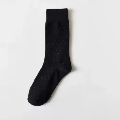 Best OUKU Men's 5 Pairs Multi Packs Socks Running Socks Casual Socks Black+beige Black Color Argyle Vacation Sports & Outdoor Daily Basic Medium Spring Fall Fashion Casual