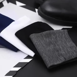 Hot OUKU Men's 10 Pairs Multi Packs Socks Crew Socks Running Socks Casual Socks Color Solid / Plain Color Vacation Sports & Outdoor Daily Basic Medium Spring Fall Fashion Casual Blue