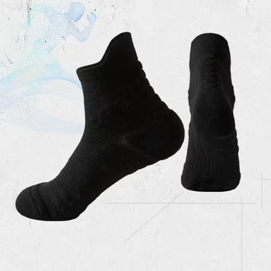 Online OUKU Men's 3 Pairs Multi Packs Socks Running Socks Casual Socks Black White Color Plain Sports & Outdoor Daily Vacation Basic Medium Spring Fall Fashion Casual