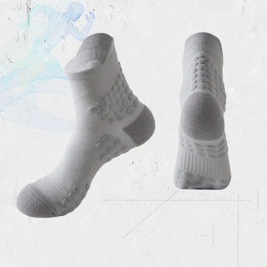 Online OUKU Men's 3 Pairs Multi Packs Socks Running Socks Casual Socks Black White Color Plain Sports & Outdoor Daily Vacation Basic Medium Spring Fall Fashion Casual