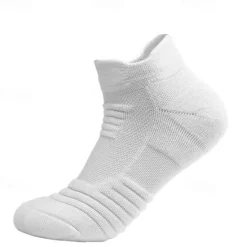 Discount OUKU Men's 4 Pairs Multi Packs Socks Running Socks Casual Socks Black White Color Plain Vacation Sports & Outdoor Daily Basic Medium Spring Fall Fashion Casual