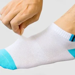 Outlet OUKU Men's 5 Pairs Multi Packs Socks Running Socks Casual Socks Yellow Red Color Color Block Vacation Sports & Outdoor Daily Basic Medium Spring Fall Fashion Casual