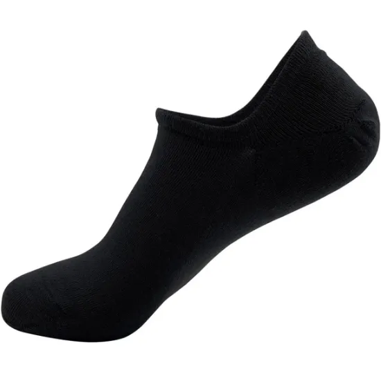 Online OUKU Men's 2 Pairs Socks Ankle Socks Low Cut Socks No Show Socks Black White Color Plain Outdoor Daily Wear Vacation Thin Spring & Summer Fashion Sport