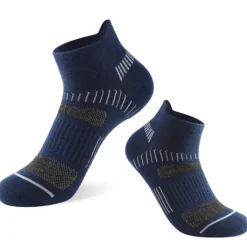 Clearance OUKU Men's 2 Pairs Socks Ankle Socks Low Cut Socks Black White Color Striped Casual Daily Basic Medium Summer Spring Fall Stylish Traditional / Classic