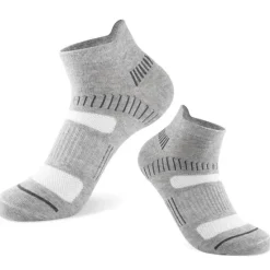 Clearance OUKU Men's 2 Pairs Socks Ankle Socks Low Cut Socks Black White Color Striped Casual Daily Basic Medium Summer Spring Fall Stylish Traditional / Classic