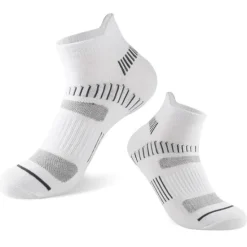 Clearance OUKU Men's 2 Pairs Socks Ankle Socks Low Cut Socks Black White Color Striped Casual Daily Basic Medium Summer Spring Fall Stylish Traditional / Classic