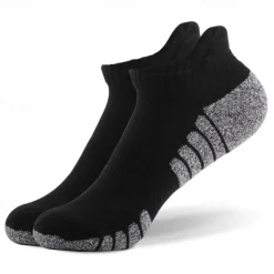 OUKU Men's 2 Pairs Socks Ankle Socks Sport Socks / Athletic Socks Low Cut Socks Black White Color Color Block Outdoor Daily Wear Vacation Medium Spring & Summer Fashion Sport