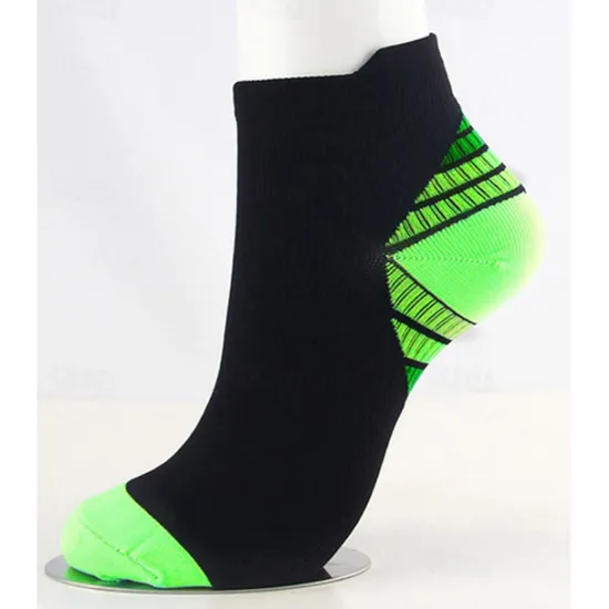 Sale OUKU Men's 3 Pairs Socks Compression Socks Light Yellow Yellow Color Color Block Casual Daily Basic Medium Summer Spring Fall Stylish Traditional / Classic