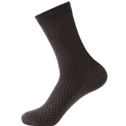 Discount OUKU Men's 3 Pairs Socks Compression Socks Crew Socks Black Navy Blue Color Solid Colored Casual Daily Sports Medium Spring, Fall, Winter, Summer Fashion Comfort