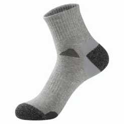 New OUKU Men's 2 Pairs Socks Crew Socks Black White Color Color Block Daily Wear Vacation Weekend Patchwork Medium Fall & Winter Warm Ups