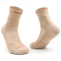 Hot OUKU Men's 3 Pairs Sport Socks / Athletic Socks Crew Socks Black White Color Plain Casual Daily Medium Summer Spring Fall Stylish Traditional / Classic