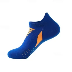 Online OUKU Men's 3 Pieces Multi Packs Socks Running Socks Casual Socks Black White Color Stripes Sports & Outdoor Daily Vacation Basic Medium Spring Fall Fashion Casual