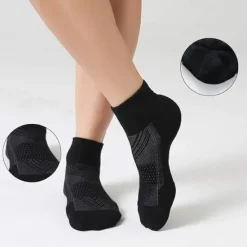 Best OUKU Men's 6 Pieces Multi Packs Socks Running Socks Casual Socks Black White Color Color Block Sports & Outdoor Daily Vacation Basic Medium Spring Fall Fashion Casual