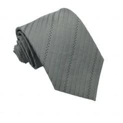 Discount OUKU Men's 100% Silk Ties Business Solid Color Striped Formal Office Work