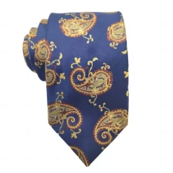 Best OUKU Men's 100% Silk Ties Business Classic Paisley Solid Color Striped Formal Office Work
