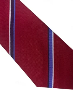 Online OUKU Men's 100% Silk Ties Elegant Fashion Designer Embroidered Striped Formal Wedding Party Dark Coffee