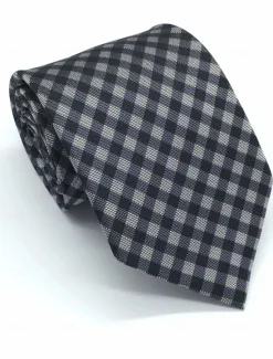Online OUKU Men's 100% Silk Ties Elegant Fashion Designer Embroidered Embroidery Plaid Polka Dot Formal Wedding Christmas