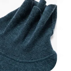 OUKU Men's 100% Wool Pullover Sweater Jumper Knit Solid Color Turtleneck Knitwear Elegant Christmas Outdoor Clothing Apparel Fall Winter Black Red S M L