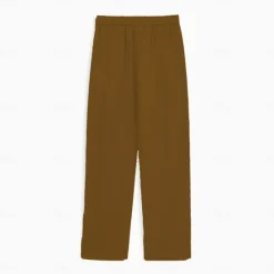 Hot OUKU Men's Active Linen Pants Trousers Chinos Solid Color Full Length Formal Wedding Party Cotton Elegant Vacation Light Green Micro-elastic Brown