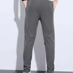 Discount OUKU Men's Active Pants Trousers Casual Pants Pocket Drawstring Elastic Waist Color Block Comfort Outdoor Daily Going out Fashion Streetwear Black Green