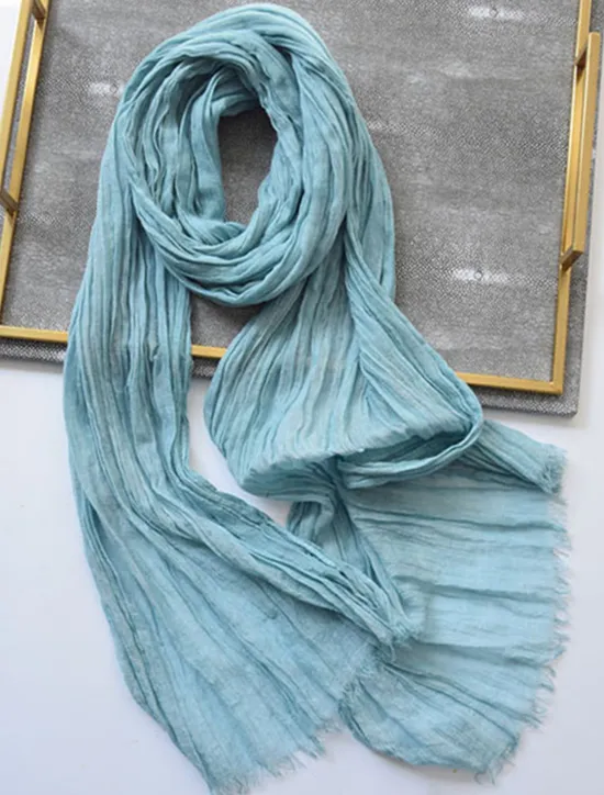 Sale OUKU Men's Active Rectangle Scarf - Solid Colored Scarves Classic Winter Scarf Tassel Edge Soft Warm Scarf
