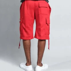 Discount OUKU Men's Active Shorts Cargo Shorts Shorts Pocket Plain Comfort Breathable Outdoor Daily Going out Fashion Streetwear Black White