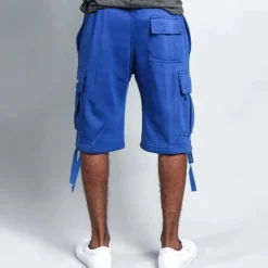 Discount OUKU Men's Active Shorts Cargo Shorts Shorts Pocket Plain Comfort Breathable Outdoor Daily Going out Fashion Streetwear Black White