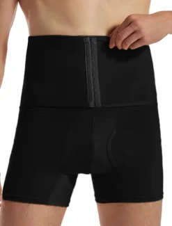 Outlet OUKU Men's Active Shorts Compression Shorts Running Shorts Gym Shorts Sports Going out Weekend High Stretch Sweat wicking Compression Tummy Plain Short Gymnatics Activewear Black Khaki Micro-elastic