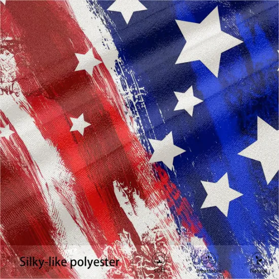 Online OUKU Men's American Flag Veterans Zip Polo Shirts Golf Shirt Short Sleeve Polo Shirts Collared Shirts Casual Streetwear Vacation Wear Party Outfits 3D Print Quarter Zip Polo Summer Spring Blue