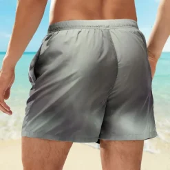 New OUKU Men's Animal Rabbit Rooster Swimming Trunks Board Shorts Swim Shorts Mid Waist Streetwear Hawaiian Casual Daily Holiday Pocket Drawstring Elastic Waist Designer Clothing Apparel