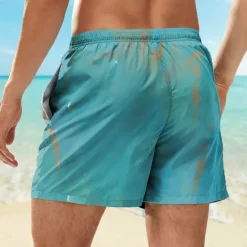 Online OUKU Men's Animal Sheep Funny Swimming Trunks Board Shorts Swim Shorts Mid Waist Streetwear Hawaiian Casual Daily Holiday Pocket Drawstring Elastic Waist Designer Clothing Apparel