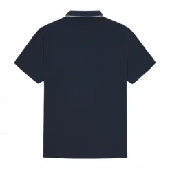 Best OUKU Men's Anti-bacterial UV Protection Cooling T Shirt Fold-over V Neck Collar School Training Short Sleeve with White Trim Clothing Apparel